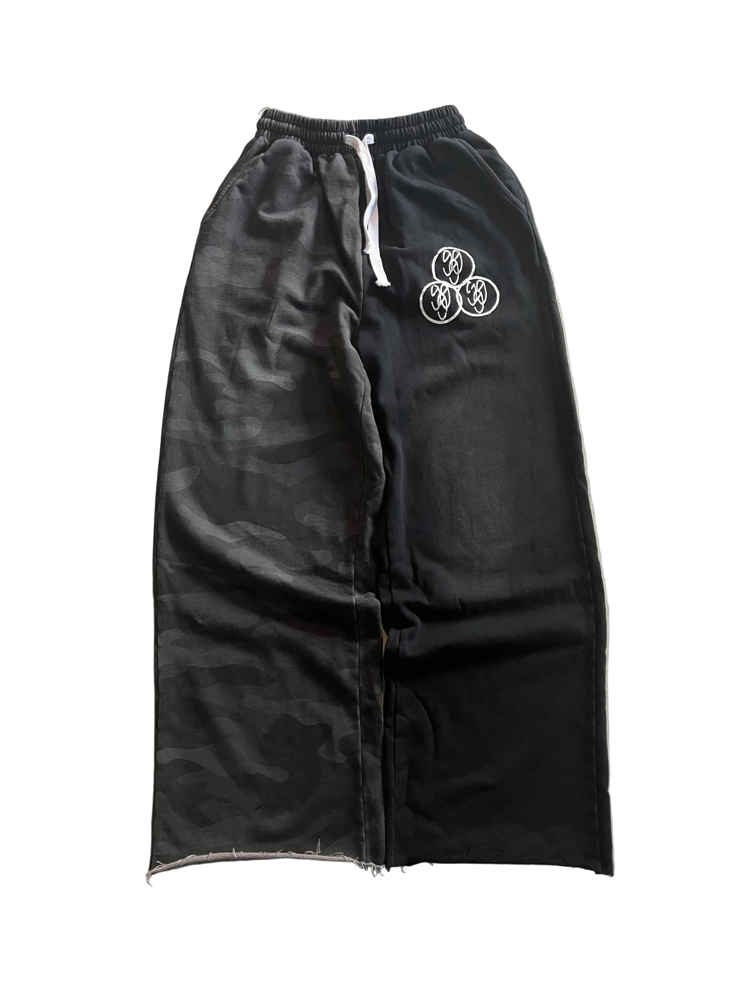 Baggy Black Camo Sweats
